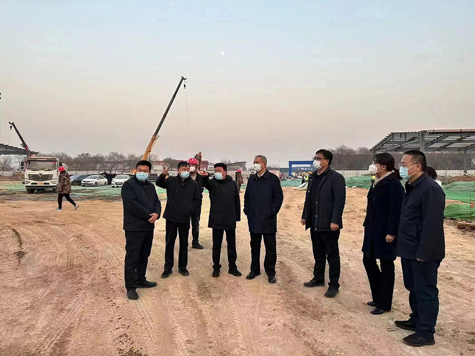 市政府副市長鄭巍到石家莊國際農(nóng)產(chǎn)品批發(fā)交易中心項(xiàng)目進(jìn)行調(diào)研