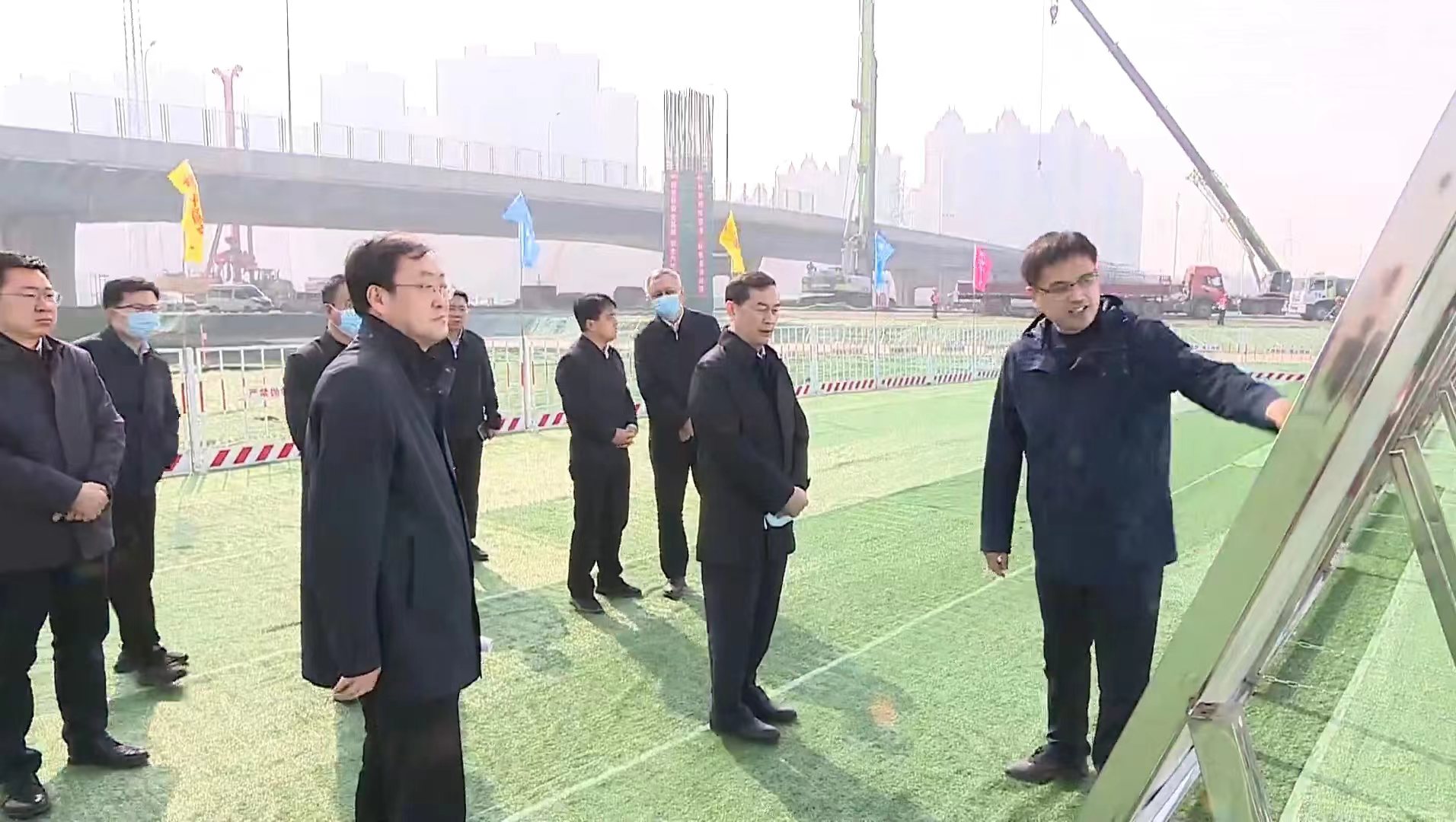 張超超調(diào)研檢查城市更新項目建設(shè)