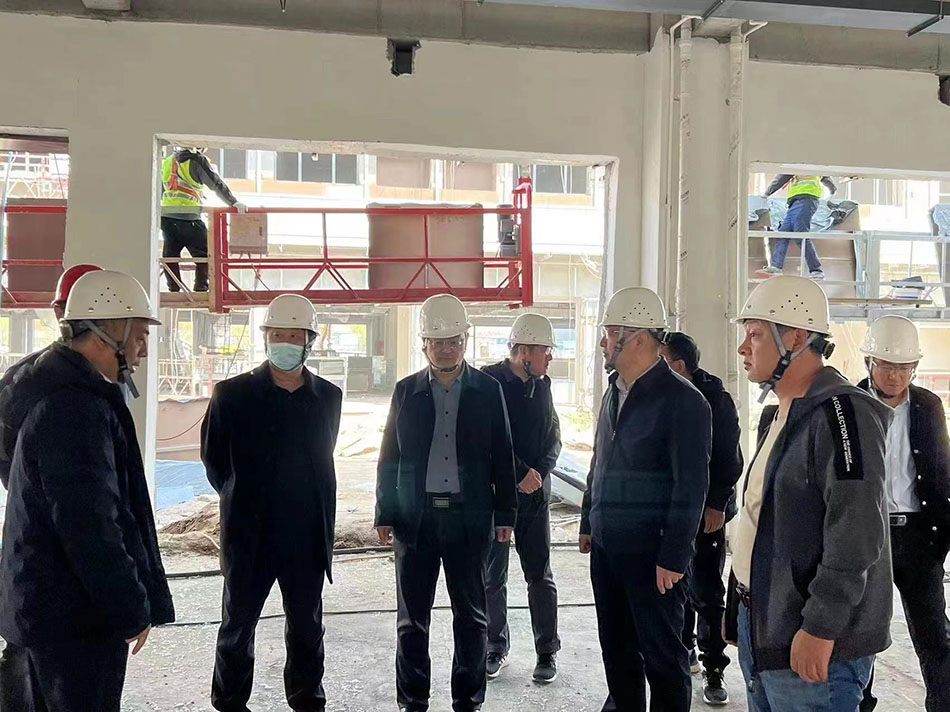 市商務局領導督導石家莊國際農產品批發(fā)中心項目