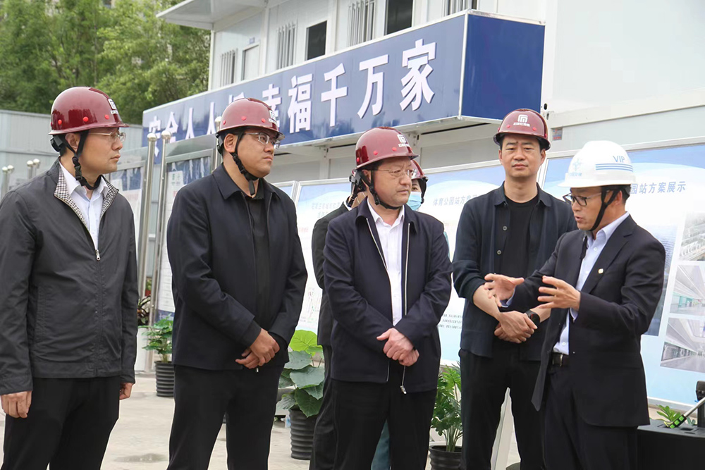 市政府國資委黨委書記、主任劉國勤一行開展重點(diǎn)工程項(xiàng)目調(diào)研和安全生產(chǎn)督導(dǎo)工作