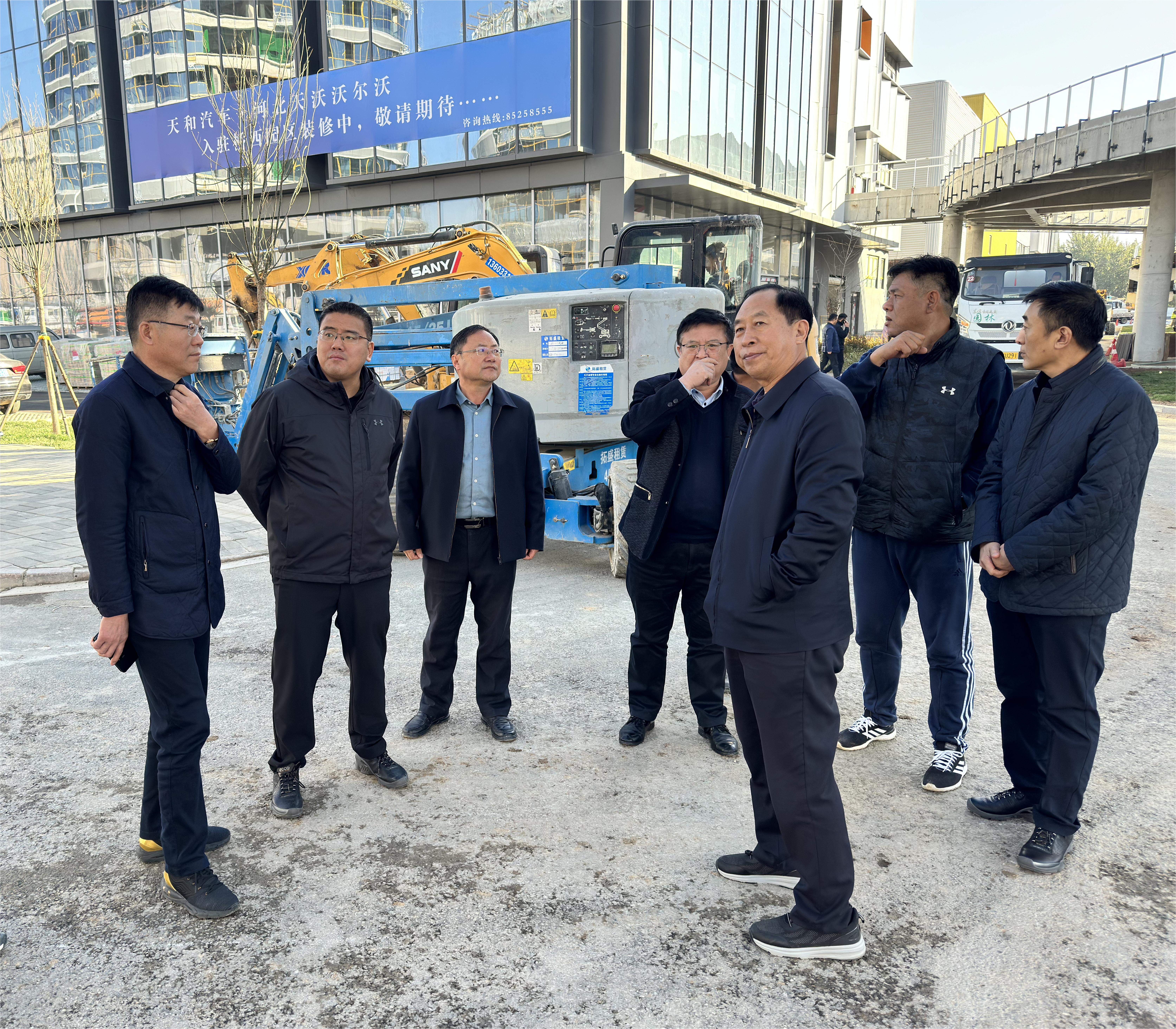 交投集團外部董事一行調(diào)研重點項目建設