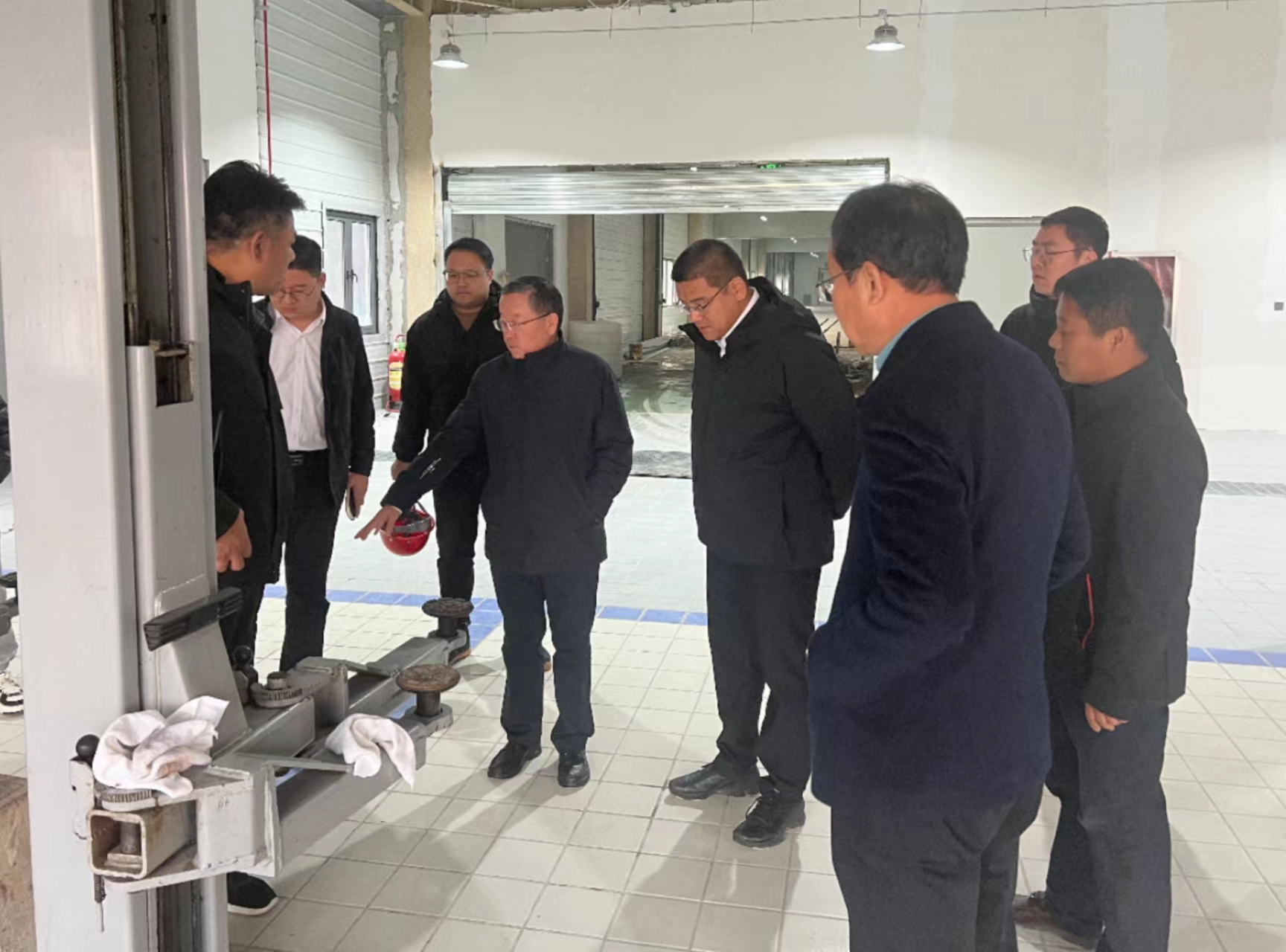 交投集團主要領(lǐng)導到石家莊 橋西汽車園調(diào)研指導工作