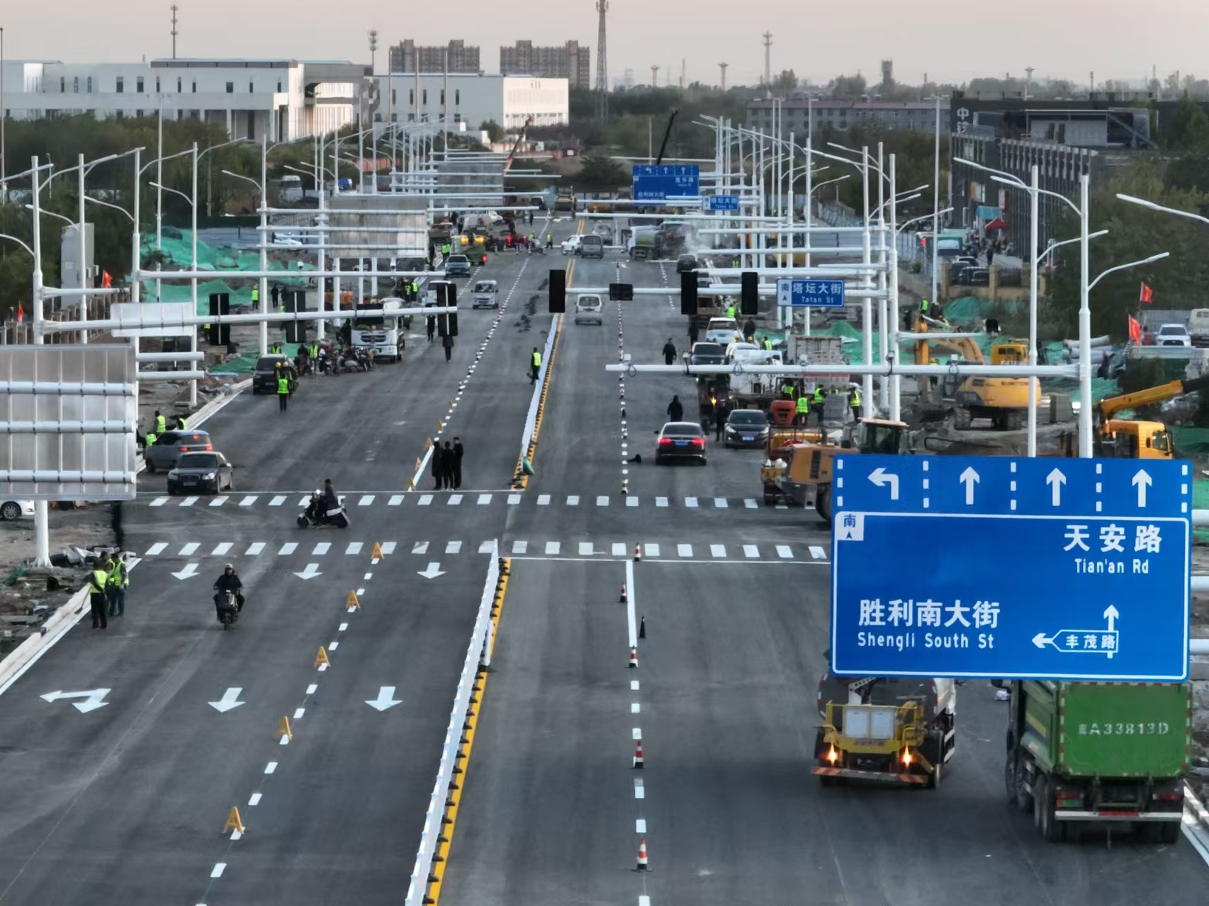 塔壇大街（倉豐路－嘉華路）道路工程將于11月5日實(shí)現(xiàn)通車